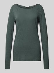 Regular Fit Langarmshirt aus reiner Slubjersey-Baumwolle von Marc O'Polo Grün - 39