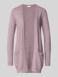 Gebreid jack met opengewerkte voorkant, model 'RIL' van Vila Fuchsia - 15