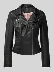 Bikerjack in leerlook, model 'Gemma' van ONLY - 12