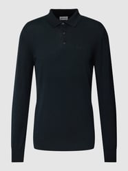 Shirt met lange mouwen en label in reliëf van Ben Sherman Grijs / zwart - 36