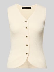 Kamizelka w kroju slim fit z domieszką bawełny model 'SILVIA' od VERO MODA - 5