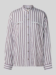 Relaxed Fit Langarmbluse aus Viskose-Mix von Jake*s Casual - 22