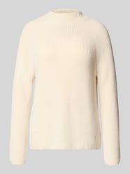 Sweter z dzianiny ze stójką od monari - 28