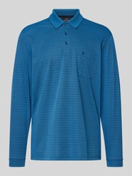 Regular fit poloshirt met borstzak, model 'Fineliner' van RAGMAN - 34