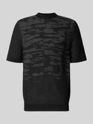 t-shirt o kroju regular fit z mieszanki wiskozy model 'KN_Globe TS' od BOSS Green - 31