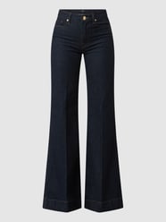 Jeansy o kroju flared fit z dodatkiem streczu model ‘Modern Dojo’ od 7 For All Mankind Niebieski - 5