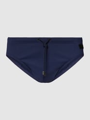 Badehose mit Label-Patch von Emporio Armani Blau - 48