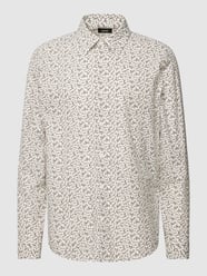 Freizeithemd mit Allover-Muster von Esprit Collection Weiß - 21