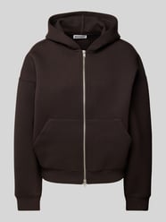 Sweatjacke mit Kapuze Modell 'Scarlet Scuba' von WEEKDAY - 1