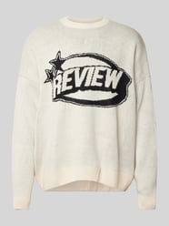 Strickpullover mit Label-print von REVIEW Beige - 24