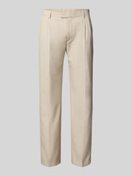 Regular Fit Anzughose mit Eingrifftaschen von MCNEAL Beige - 19