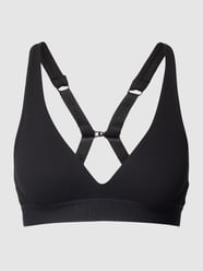 Bralette mit Logo-Bund Modell 'Rip Triangle' von HUGO - 32