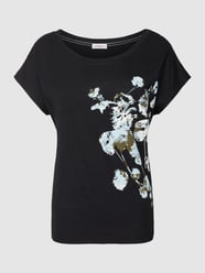 T-Shirt mit Statement-Stitching Modell 'Slub Weschel' von s.Oliver RED LABEL Schwarz - 22