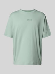 T-shirt z nadrukiem z logo i okrągłym dekoltem od BOSS Green - 18