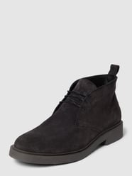 Desertboots van leer met vetersluiting van Cinque Grijs - 43