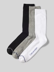 Socken mit Label-Print 3er-Pack von CK Calvin Klein - 8