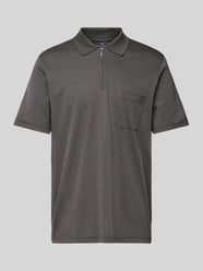 Regular Fit Poloshirt mit Brusttasche von RAGMAN Grau - 31