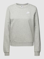 Sweatshirt mit Label-Stitching von Nike Grau - 7
