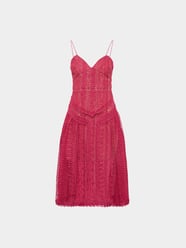 Kleid in Häkel-Optik von Self-Portrait Rosa - 5