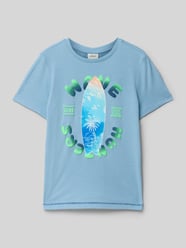 T-shirt o kroju regular fit z czystej bawełny od s.Oliver RED LABEL - 12