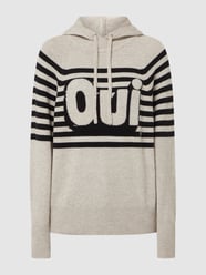 Hoodie aus Wollmischung  von Oui Grau - 29
