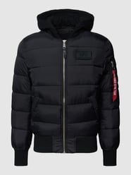 Jacke mit Label-Details von Alpha Industries Schwarz - 47