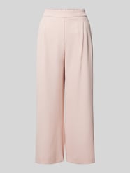 Wide Leg Culotte mit Bundfalten von Jake*s Collection Pink - 16