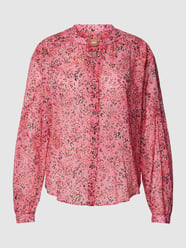 Bluse mit Allover-Muster Modell 'Berday' von BOSS Orange Pink - 11