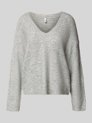 Sweter z dzianiny o kroju regular fit z cekinowym obszyciem model ‘ARIZONA’ od ONLY - 37