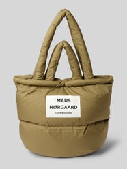 Handtasche mit Label-Detail von MADS NØRGAARD Grün - 11