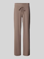 Straight Leg Jogpants aus Hightech Jersey Modell 'CANDICE' von Raffaello Rossi Beige - 1