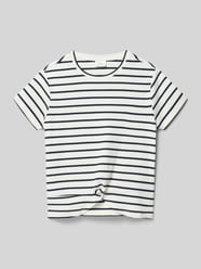 t-shirt o kroju slim fit z mieszanki bawełny od s.Oliver RED LABEL - 38