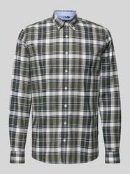 Regular Fit Freizeithemd mit Button-Down-Kragen von MAERZ Muenchen Grün - 20