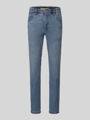 Straight Fit Jeans aus Baumwoll-Mix Modell 'Greensboro' von Wrangler - 7