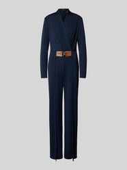 Jumpsuit mit V-Ausschnitt Modell 'FILRAY' von Lauren Ralph Lauren - 4