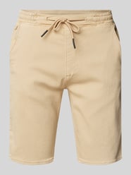 Slim Fit Shorts mit Tunnelzug Modell 'BLIZZARD' von Blend Beige - 8