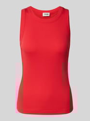 Tanktop mit gerippten Abschlüssen Modell 'OLINA' von Drykorn - 12