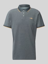 Koszulka polo o kroju regular fit z paskami w kontrastowym kolorze od Tom Tailor - 41