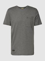 T-Shirt mit Streifenmuster von camel active Grau - 45