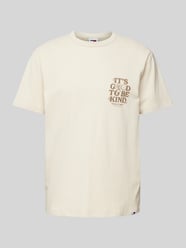 T-Shirt mit Statement-Print von Tommy Jeans Beige - 1