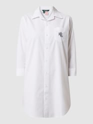 Koszula nocna z wyhaftowanym logo  od Lauren Ralph Lauren Biały - 11