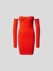 Off-Shoulder-Kleid mit langen Ärmeln von Helmut Lang Orange - 18