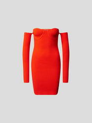 Off-Shoulder-Kleid mit langen Ärmeln von Helmut Lang Orange - 13