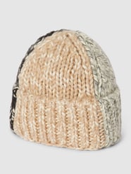 Beanie in gebreide look van Marc O'Polo Beige - 46