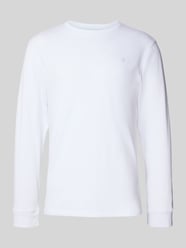 Bluzka z długim rękawem i prążkowanymi wykończeniami od Scotch & Soda - 4