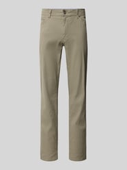 regular fit stoffen broek van mix van katoen en linnen model 'CADIZ' van Brax - 13