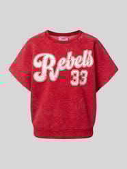 Sweatshirt mit 1/2-Arm Modell 'Rebels 33' von Colourful Rebel - 6
