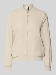 Regular fit bomberjack met college-kraag model 'COCO' van VERO MODA Beige - 5