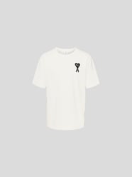 T-Shirt mit Label-Patch von Ami Paris X Puma Weiß - 39