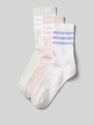 Socken mit Label-Stitching im 3er-Pack von ADIDAS SPORTSWEAR Rosa - 48